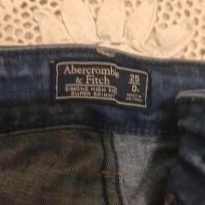 Abercrombie and Fitch.  Size 0.  Like brand new